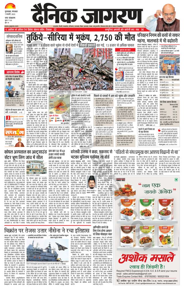 Dainik Jagran Moradabad