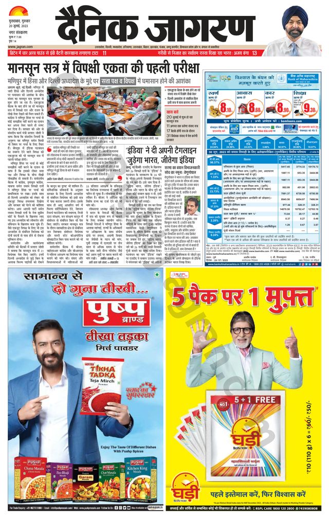 Dainik Jagran Moradabad
