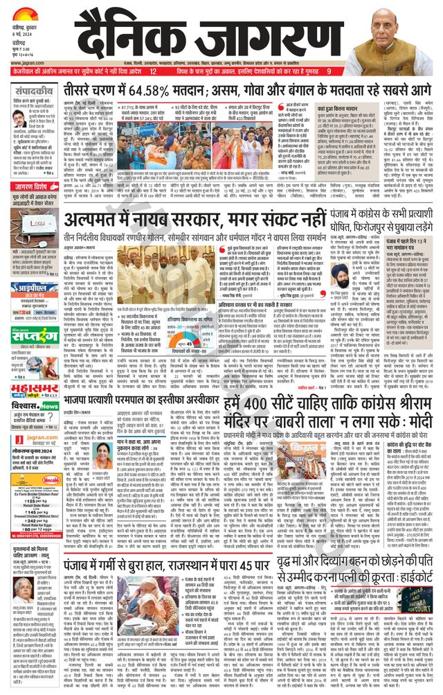 Dainik Jagran Chandigarh