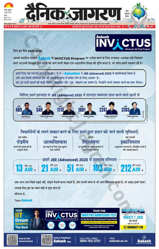 Dainik Jagran Ranchi