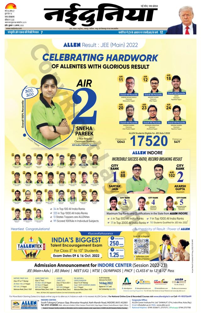 NaiDunia Indore