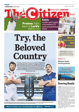 The Citizen - June 13, 2025 The Citizen Cover - June 13, 2025 Edition