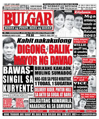Bulgar Newspaper/Tabloid - May 14, 2025 Bulgar Newspaper/Tabloid Cover - May 14, 2025 Edition