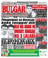 Bulgar Newspaper/Tabloid  Cover - May 26, 2025 Edition