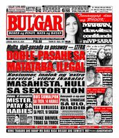 Bulgar Newspaper/Tabloid  Cover - May 25, 2025 Edition