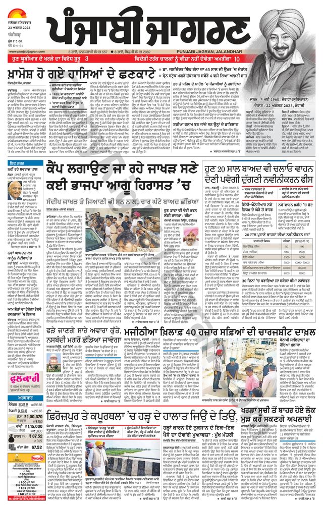 Punjab Jagran Chandigarh