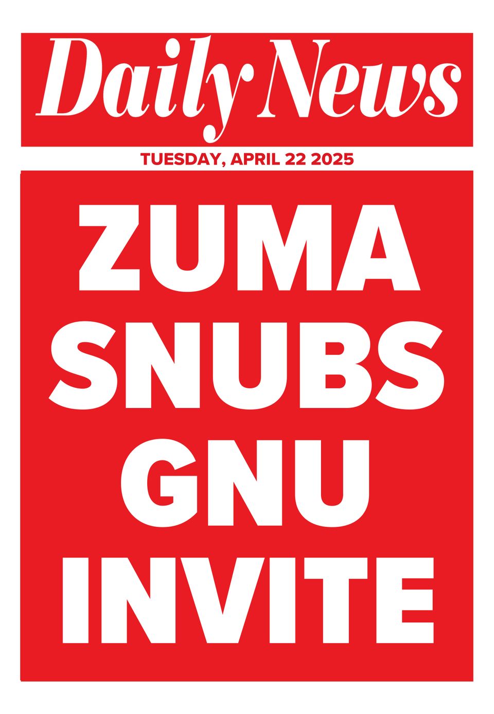 Get digital access to Daily News - April 22, 2025 issue | Magzter.com