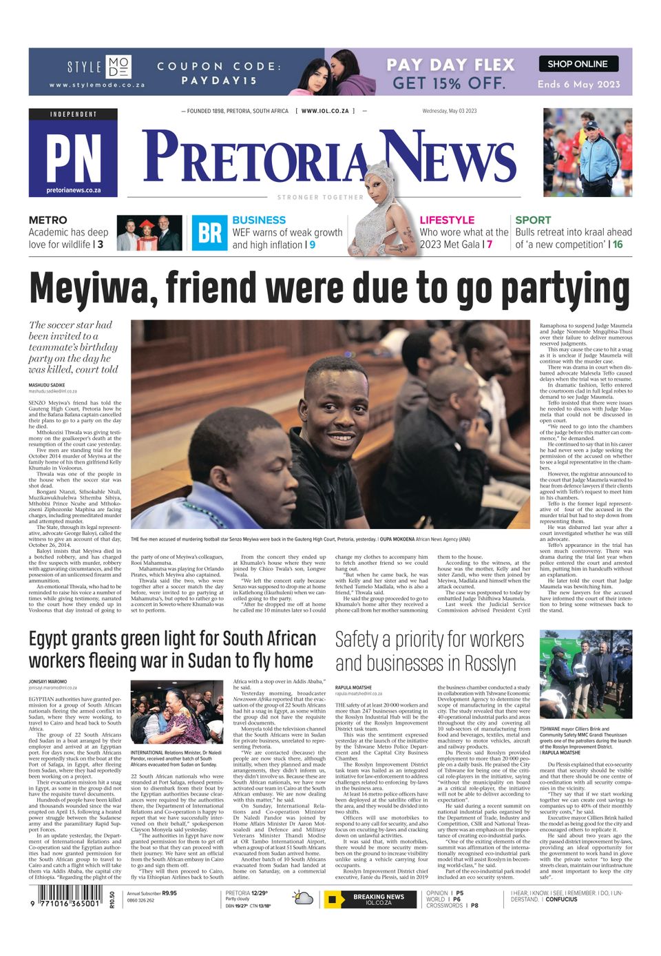 Get digital access to Pretoria News - May 03, 2023 issue | Magzter.com