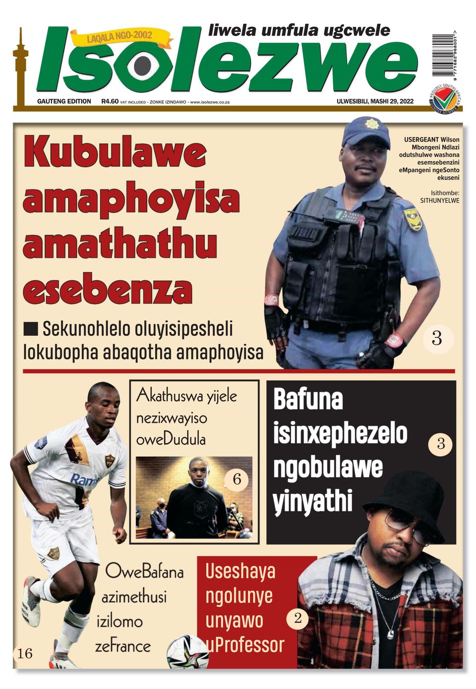 Isolezwe-March 29, 2022 Newspaper - Get your Digital Subscription