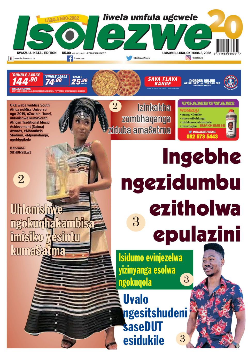 Isolezwe-October 03, 2022 Newspaper - Get your Digital Subscription