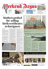 Weekend Argus on Saturday