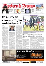 Weekend Argus on Saturday