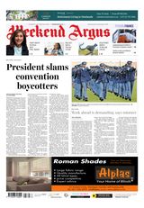 Weekend Argus on Saturday