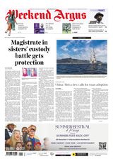 Weekend Argus on Saturday