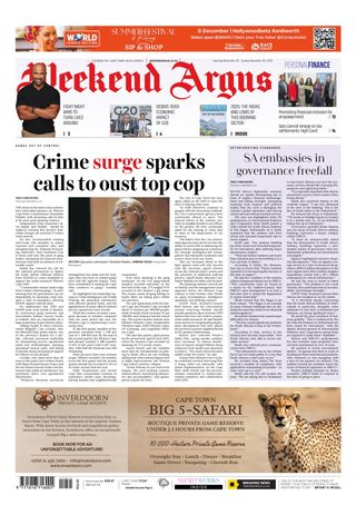 Weekend Argus on Saturday