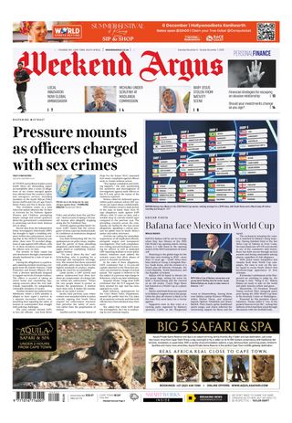 Weekend Argus on Saturday