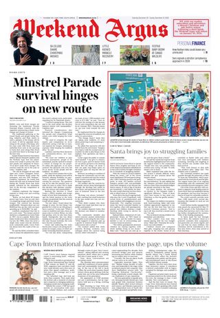Weekend Argus on Saturday