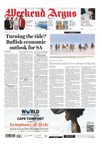Weekend Argus on Saturday