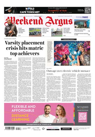 Weekend Argus on Saturday