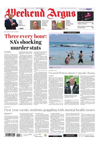 Weekend Argus on Saturday