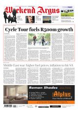 Weekend Argus on Saturday