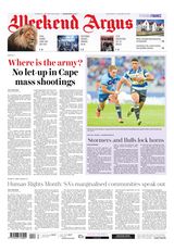 Weekend Argus on Saturday