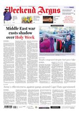 Weekend Argus on Saturday
