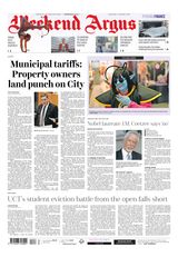 Weekend Argus on Saturday