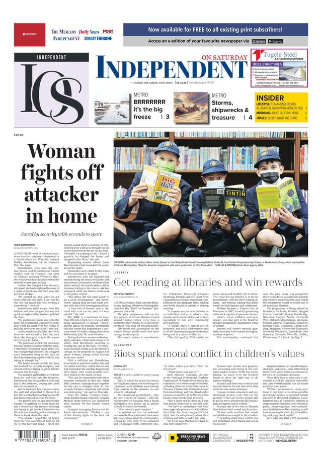 Independent on Saturday