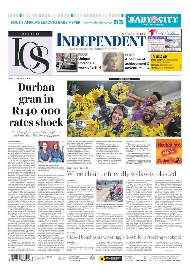 Independent on Saturday