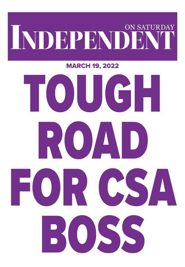 Independent on Saturday