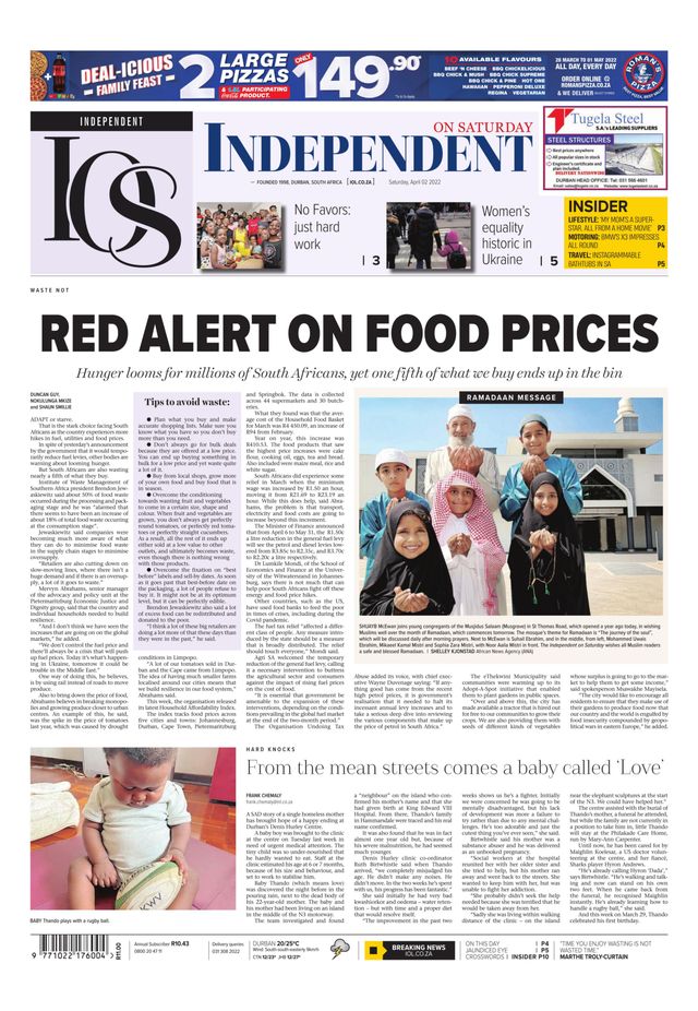Independent on Saturday