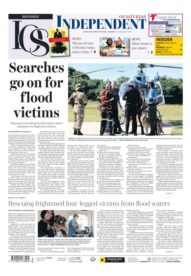 Independent on Saturday