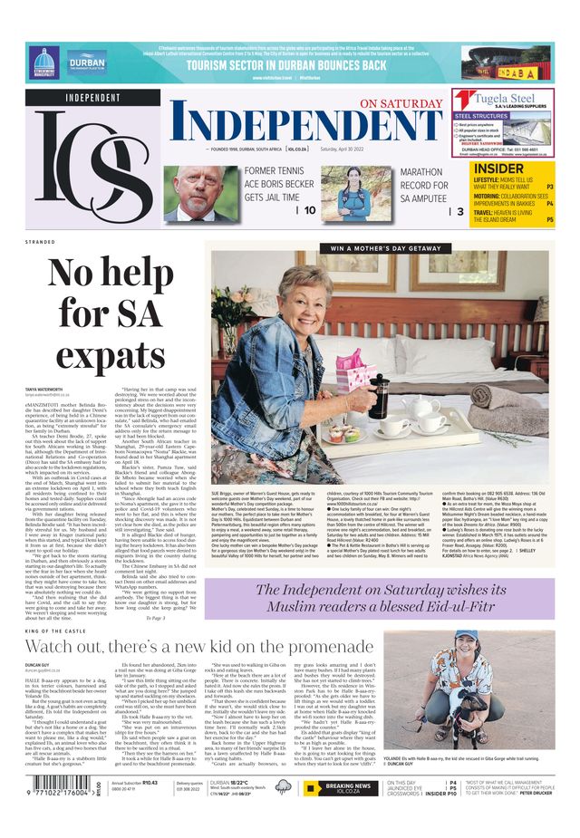 Independent on Saturday