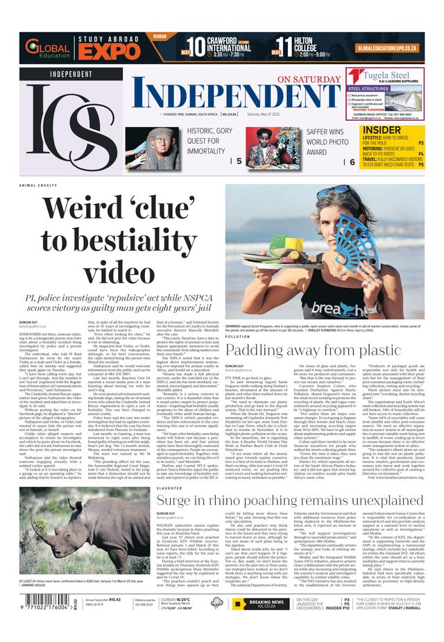 Independent on Saturday