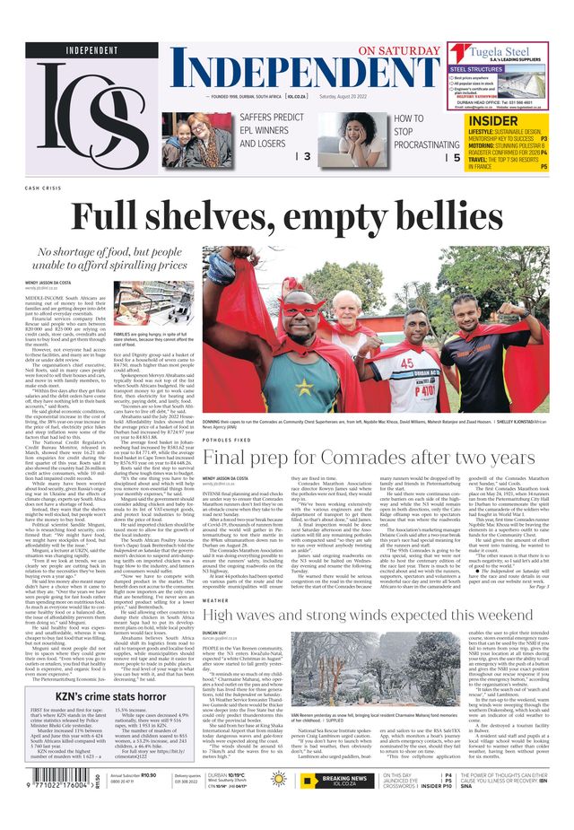 Independent on Saturday
