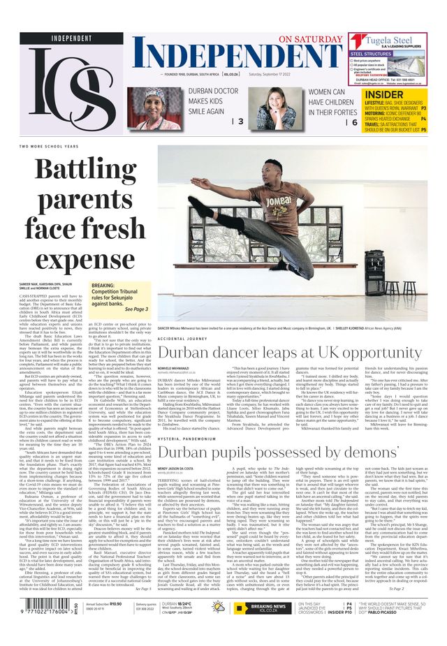 Independent on Saturday