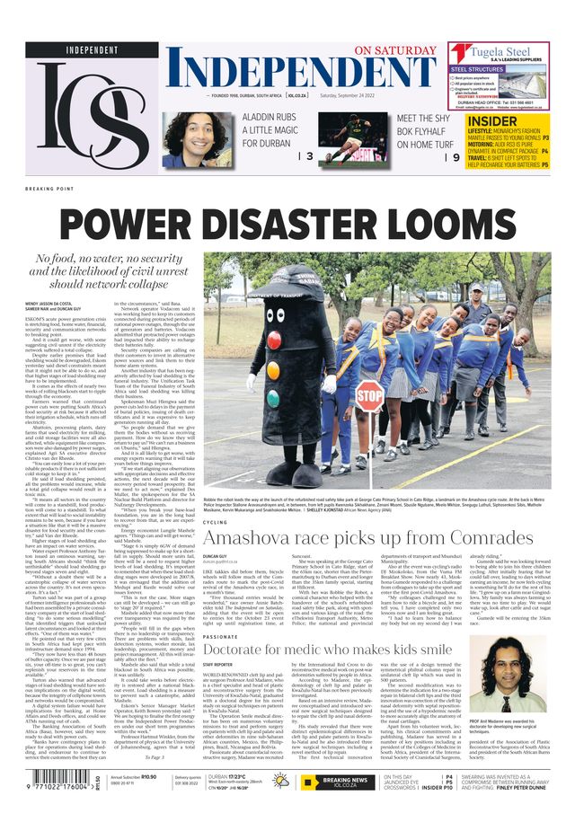 Independent on Saturday