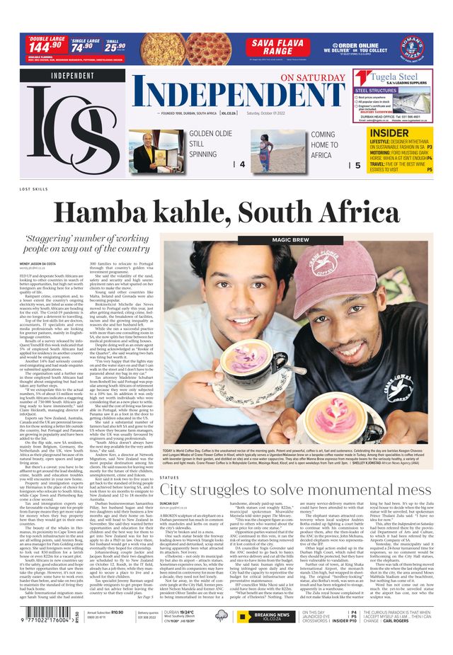 Independent on Saturday
