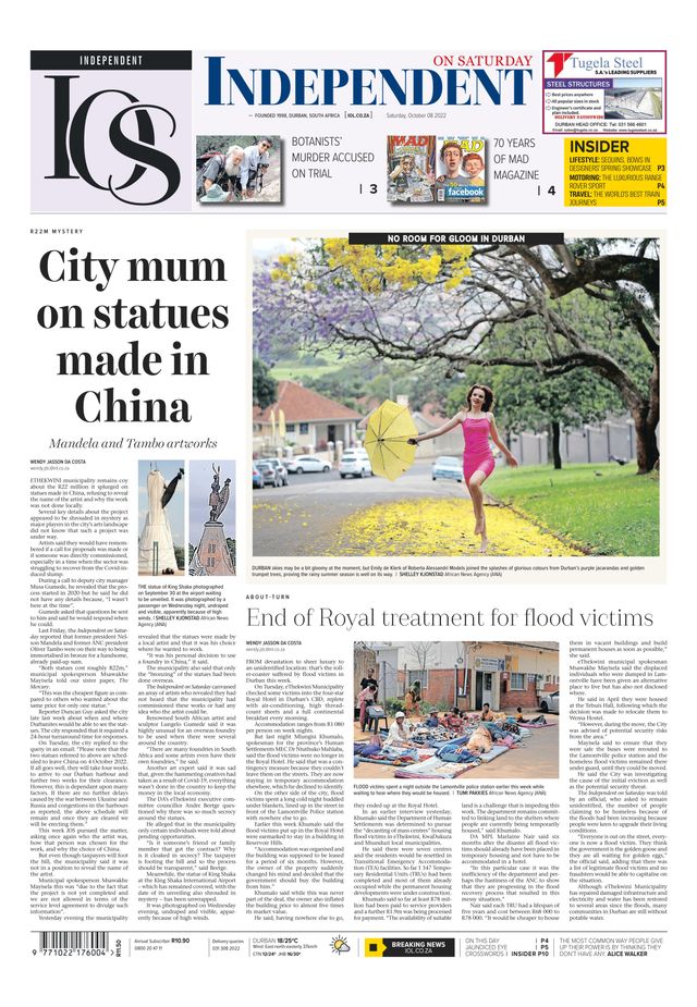 Independent on Saturday