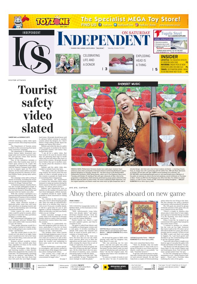 Independent on Saturday