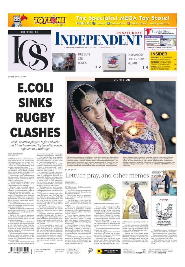 Independent on Saturday