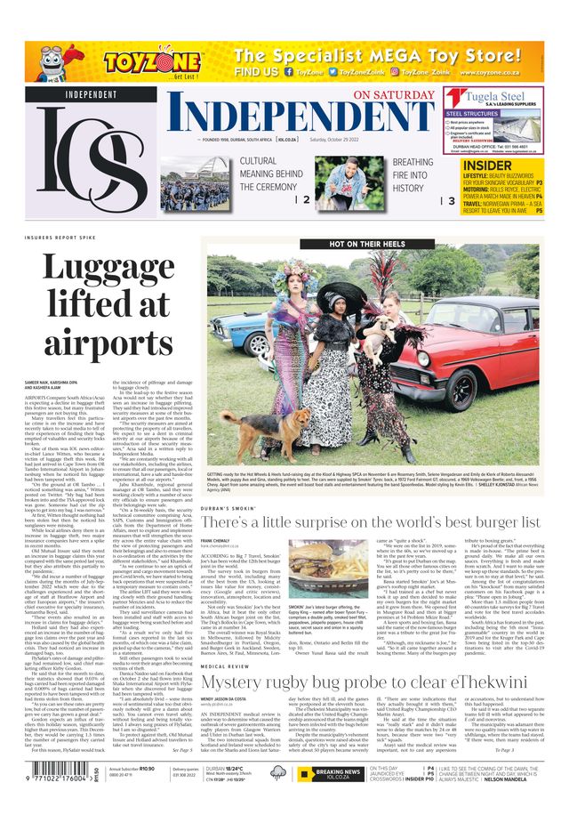 Independent on Saturday