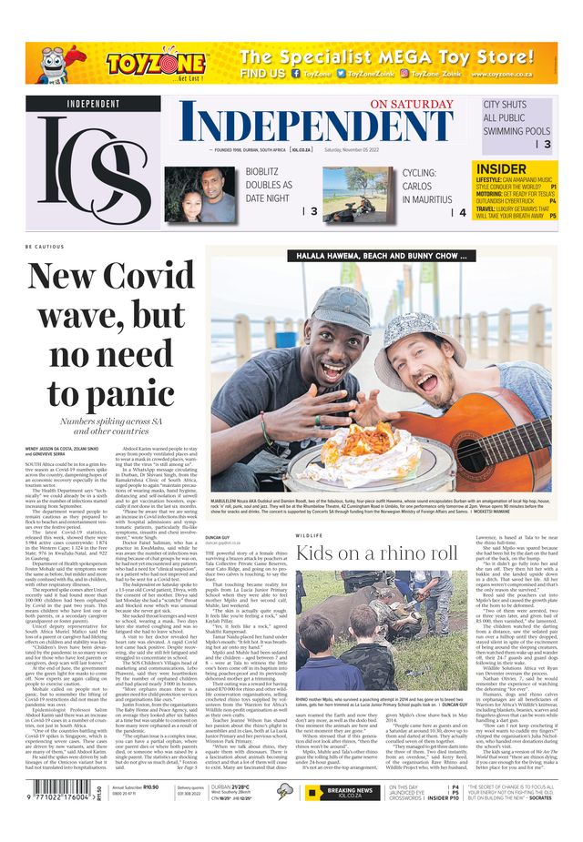 Independent on Saturday
