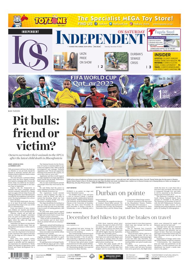 Independent on Saturday