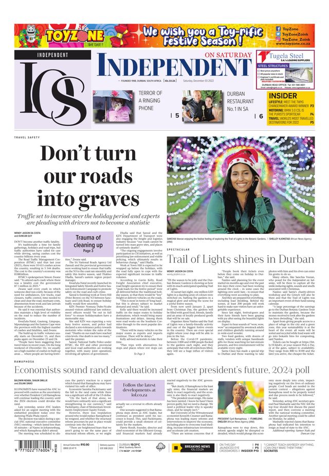 Independent on Saturday