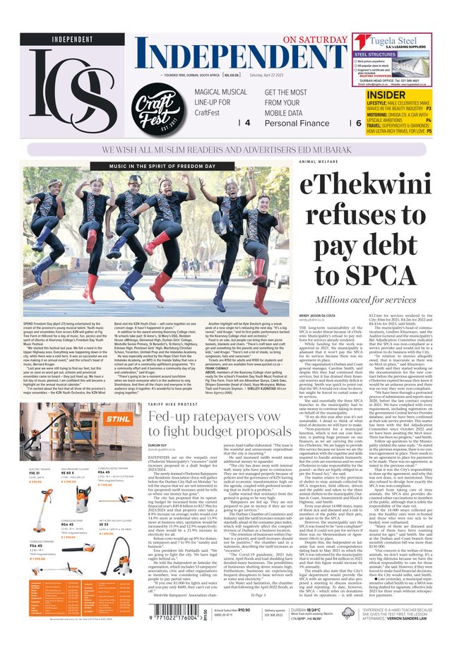 Independent on Saturday