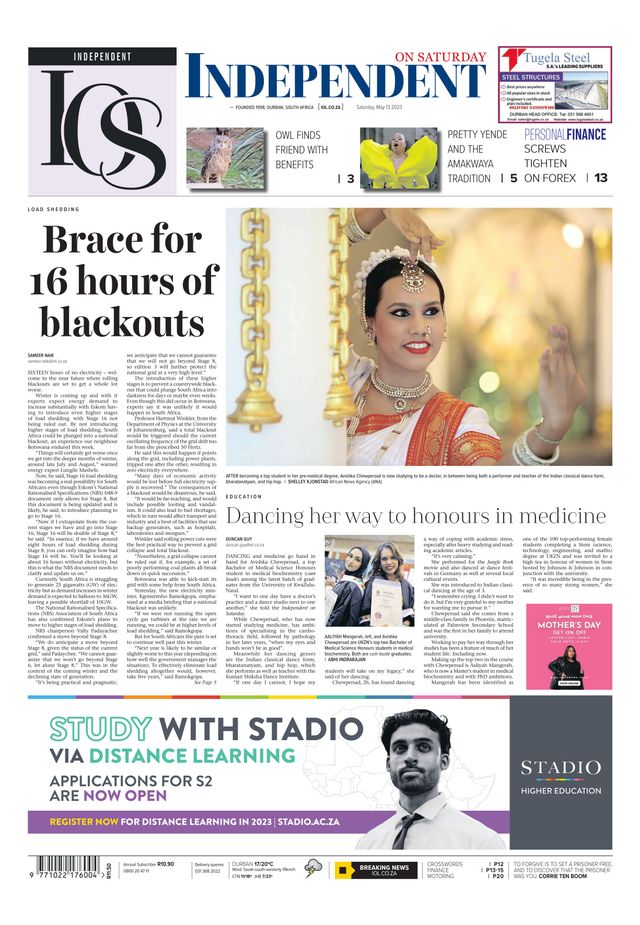 Independent on Saturday