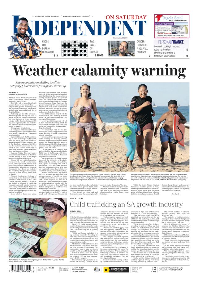 Independent on Saturday