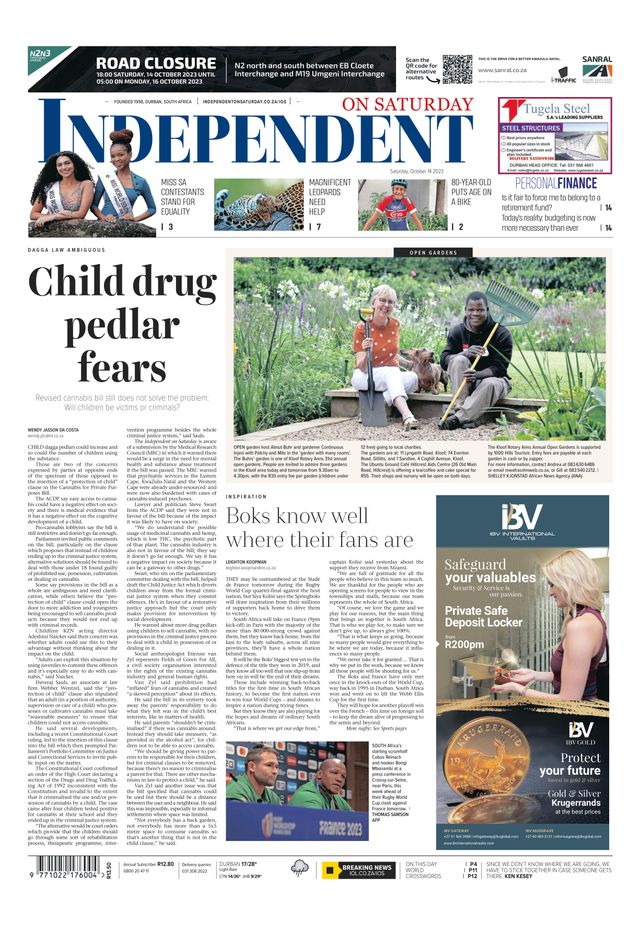 Independent on Saturday